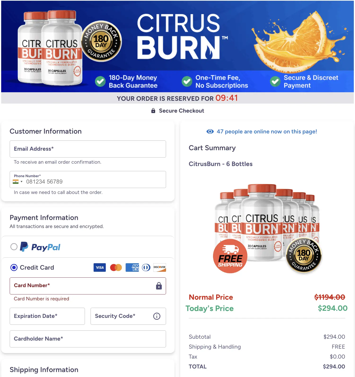 CitrusBurn Buy Now
